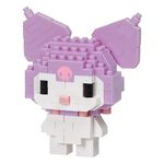 nanoblock Sanrio Kuromi Model NBCC179 Building Blocks Puzzles For Adults And Kids | Plastic Model Kits With Mini Bricks Make Great Sanrio Gifts For Boys Girls And Adults Age 12+