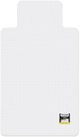 Kuyal Office Chair Mat for Carpet, 32x55 Clear Heavy Duty Computer Chair Mat with Lip, Under Desk Protector Carpeted Floors Mat, Easy Chair Movement,Ship Flat