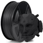 IEMAI Carbon Fiber Polycarbonate Filament 1.75mm, Enhanced Strength Toughness PC-CF 3D Printer Filament, High UV/Heat Resistance Carbon Fiber PC Filament 1kg(2.2lbs) Spool, Black