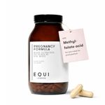 Equi - Pregnancy Formula | Complete Prenatal Vitamins for Conception, Pregnancy & Breastfeeding | Methyl Folate, Iron, Choline, CoQ10 & Biotin | Expert Formula | 30 Day Supply | Capsule