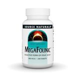 Source Naturals MegaFolinic, 240 Tabs 800 mcg