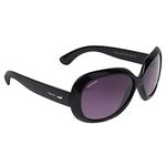 CREATURE Gaga Oversized Sunglasses For Girls(Lens-Purple||Frame-Black||SUN-040)