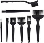 Multi-Purpose Brushes (Black),Anti Static Brushes, Computer Cleaning Kit, 8 in 1 Multi-Purpose Anti Static Brushes for Keyboard, aaaaScreen, Laptop, Printer, Car Player, Window Clean Tool, Black