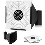 Greenmall 17 * 17cm Airsoft Targets, Air Rifle Pellet Trap Target, BB Trap Target, Airsoft Pellet Trap Catcher, Wall Mounted Target for Shooting Practice and Air Soft Gun Training (17 * 17cm- Black)