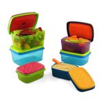 Fit & Fresh Kid's Value Lunch Container Set with Removable Ice Packs, 14-Piece