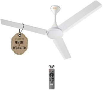 KUHL Fest B1 1200MM Power Saving BLDC Ceiling Fan | 28W | Saves Upto 65% Electricity | BEE 5 Rated & ISI Marked | High Air Flow | Stylish Design | Remote & Regulator Operated | White