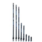 AMEYXGS 3/4/5/10/12/26/28/30 Inch Carbon Fiber Bow Stabilizer Balance Bar Stabilizer Extension Pole Rod Bow Stabilizer for Recurve Bow and Compound Bow (Blue, 12 inch)