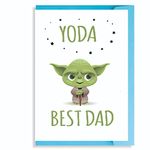 Greetings Card Comedy Rude Funny Humour Birthday or Fathers Day Dad Daddy F1 YODA