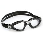 Aqua Sphere Kayenne Goggle With Clear Lens, Black/Silver, Regular