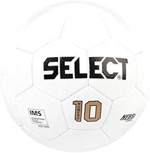 Select Numero 10 V22 Soccer Ball, All White, Size 5