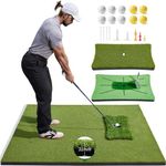 Voxor 3-in-1 Golf Hitting Mat, 5x4 
