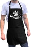 ApronMen Best Grandpa Ever Apron - BBQ Grill Apron - 1 Size Fits All Adjustable