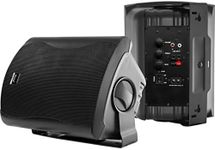 Wintal CLASS6AB 60W RMS 130W Max Active Box Speakers, 6.5-Inch Size, Black