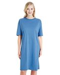 Hanes Women's Wear Around Nightshirt, Denim Blue, One Size