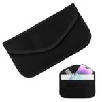 ZORBES® Faraday Bag for Phone and Car Key, RFID Signal Blocking Pouch for 6.5'' Phone, Anti-Radiation, GPS WiFi Cellular Signal Blocker Case, Privacy Security Sleeve for Data Protection