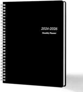 TREES Monthly Planner 2024-2026, Calendar Planner 7.4"x9.4" Time Management Personal Organizer with Monthly Goals, To-Do List, Habit Tracker, 24 Monthes for Planning