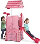 Radio Flyer Play & Fold Away Princess Castle, Toddler Climber, Kids Playhouse for Ages 2-5