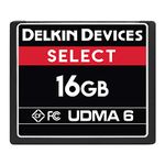 Delkin Devices 16GB Select CompactFlash UDMA 6 Memory Card