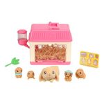 Little Live Pets - Mama Surprise Minis, Feed and nurture a Lil' Bunny Inside their Hutch so she can be a Mama, She has 2, 3, or 4 Babies with Surprise Accessories to Dress Up the Babies,