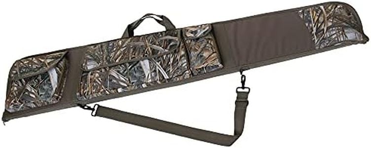 MYDAYS Rifle Case,Hunting Deluxe Scoped Gear Camouflage Soft Shotgun Gun Bag with Zippered Accessory Pocket and Adjustable Shoulder Strap (Camo, 54”)
