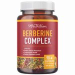 Berberine HCL Supplement | 1000mg | High Potency | Support Glucose Metabolism & Cardiovascular Health | 500mg Per Capsule | With Bitter Melon | Non-GMO, Third-Party Tested | 90 Ct. (45-Day Supply)