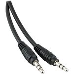 ATIVA 3.5mm Auxiliary Audio Cable, 6’, Black, 26917