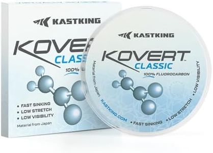KastKing Kovert Classic Fluorocarbon Fishing Line, 4LB 150Yd