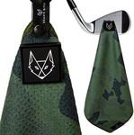 Brawn & Fox Magnetic Golf Towel (Green)