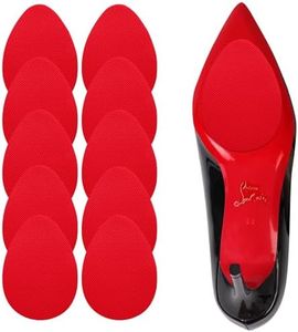 Ashoesert Red Sole Protector, Red Bottom Protectors, Shoe Grips on Bottom of Shoes,Anti Slip Shoe Grips, Non Slip Shoe Pads, Red Bottom Stickers for Shoes