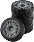 Chanmoo 1/10 RC Rally Car Tires On 