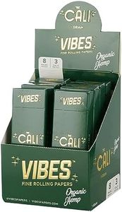 Cali by VIBES Premium Pre-Roll Tubes Pack of 24, 1 Gram Capacity, Wide Cylindrical Shape, Hand-Rolled Cones, Hemp Paper, 4 Unique Blends