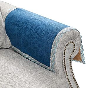 MINJIATEX Couch arm Covers,Non-Slip lace Sofa arm Covers Set of 2 Washable Sofa armrests Covers for Living Room Recliner Chair arm Covers Protectors for Leather Sofa armrest slipcover