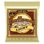 Ernie Ball Earthwood Light 80/20 Bronze Acoustic Guitar Strings 3-Pack - 11-52 Gauge