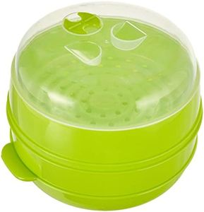 InnovaGoods Vaporera Doble para Microondas | Estuche Cocinar Vapor, Tupperware