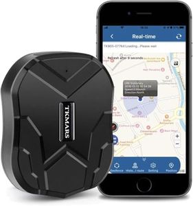 Localizzatore GPS per Auto TKMARS TK905 GPS Tracker per Auto Senza Abbonamento GPS Auto Localizzatore con App Gratuita 5000mAh Magnetico Antifurto Auto Posizione in Tempo Reale GPS Antifurto Moto