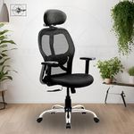 TRADE CRAFT Home Office Chair Desk Chair Computer Chair with Lumbar Support Armrest Executive Rolling Swivel Adjustable Mid Back Task Chair for Women Adults, Color (High Back)