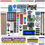 SunFounder Raspberry Pi Starter Kit with Detailed Tutorials Compatible with Raspberry Pi 4 B 3 B+, Support Python C, Learn Electronics and Programming for Raspberry Pi Beginners