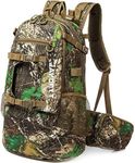 TYRONAL Hunting Backpack Outdoor Gear Hunting Pack with Bow and Rifle Carry System for Hunting. (Camo-Khaki)