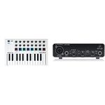 Arturia miniLab MkII - 25 controller keyboard. Includes Mini V, Stage 73 V, and Rev PLATE-140 & Behringer UMC22 audiophile 2x2 USB audio interface with Midas microphone preamp