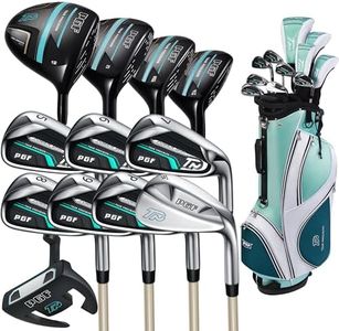 PGF Lady Gold TP Women's Complete Golf Club Package Set [17-Pieces][Hand: Right] [Length: Petite]