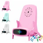 Wireless Charger for iPhone 15w Wireless Charger Mini Chair Wireless Fast Charger Multifunctional Phone Holder Cute Creative Gifts Phone Stand for Desk (Pink)