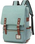 UGRACE Slim Business Laptop Backpack Elegant Casual Daypacks Outdoor Sports Rucksack School Shoulder Bag for Men Women, Tear Resistant Unique Travelling Backpack Fits up to 15.6Inch Laptop in Green