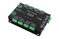 32 Channel 96A RGBW DMX 512 LED Decoder Controller DMX Dimmer DC5-24V RGBW RGB LED Light 8 Bit/16 Bit