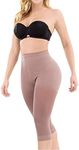 LATY ROSE 21993 Butt Lifter Capri Leggings Shapewear Fajas Colombianas Reductoras y Moldeadoras Cocoa L