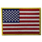 American Flag USA National Embroidered Iron On Sew On Patch