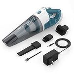 Xoopla Handheld Vacuum Cleaner Cordless, 10Kpa Powerful Suction Wireless Car Vacuum Cleaner, Portable and Rechargeable Hand Vacuum for Pet/Car/Home with LED Light(XP-189)