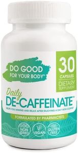 Daily De-Caffeinate, Rutaecarpine, Probably The Most Potent de Caffeinate on The Market, Natural Acting Non-Addictive Deep Sleep Aid for Coffee, Caffeine Lovers, Unwind and Relax, 30 Capsules