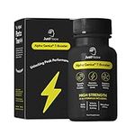 JustFloow Alpha Genius® Testosterone Supplements for Men - Improve Recovery, Energy Levels & Muscle Function - Testosterone Booster Formulated with Tribulus Terrestris, D-Aspartic Acid & Maca Roots