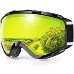 Findway Ski Goggles OTG- Over Glasses Snow/Snowboard Goggles for Men Women Youth