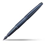 Cross ATX Sandblasted Dark Blue Fountain Pen (Medium nib) with Polished Dark Blue PVD appointments